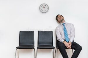 Bored Man Waiting
